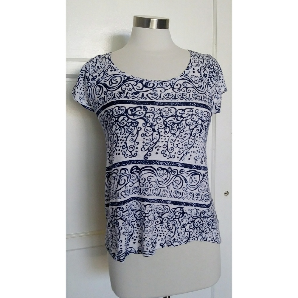 Lucky brand Floral paisley top - Picture 1 of 3